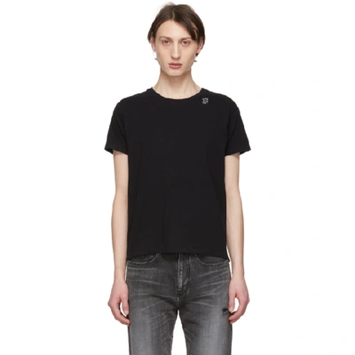 Saint Laurent Robot Print T-shirt - Black