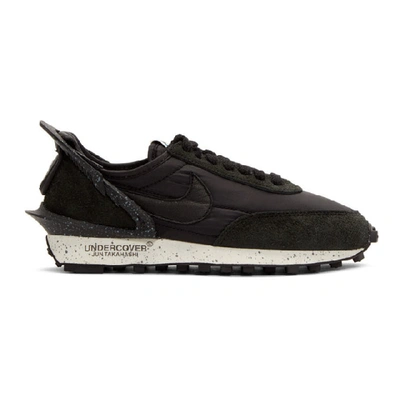 Nike Undercover Daybreak Leather-trimmed Shell And Suede Sneakers In Black