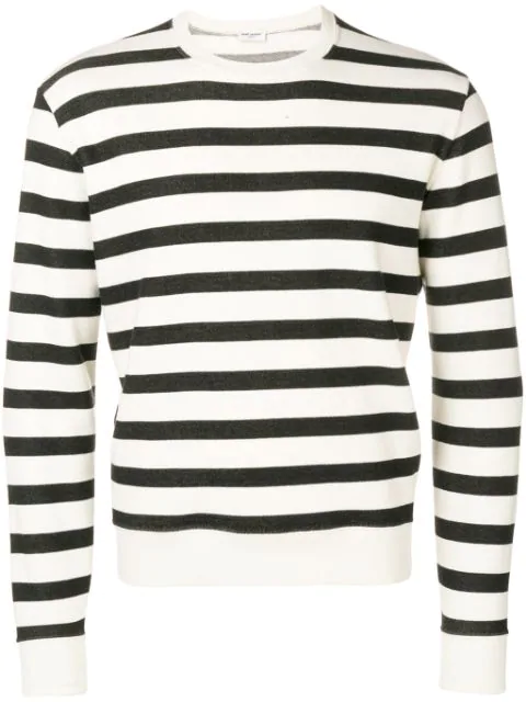 saint laurent striped sweater
