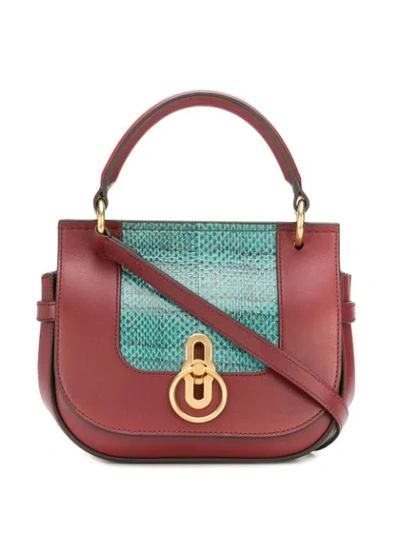 Mulberry Small Amberley Satchel In Red