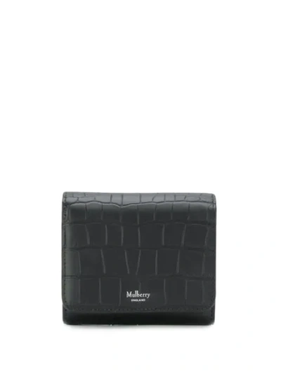 Mulberry Small Continental French Purse In Black