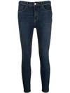 L Agence Margot High Rise Skinny In Blue