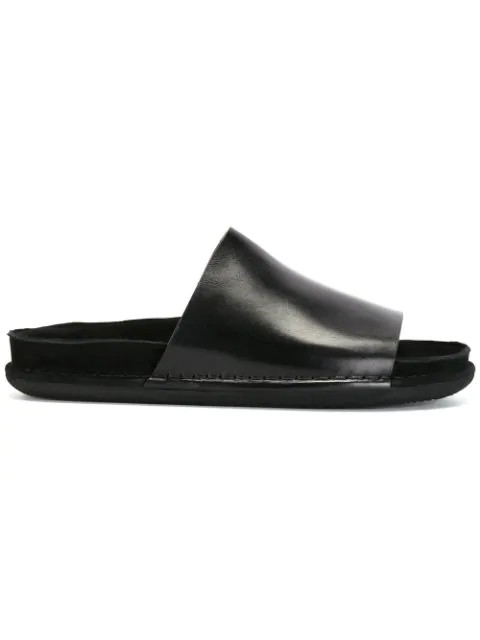 Ann Demeulemeester Classic Slider Sandals In Black | ModeSens