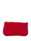 Bottega Veneta Woven Purse - Red