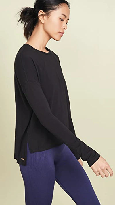 Alala Long Sleeve Breakers Tee In Black