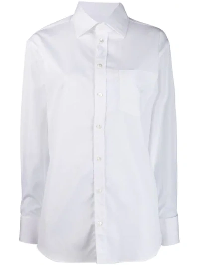 Maison Margiela Boyfriend Shirt In White