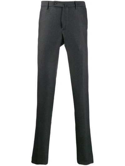 Incotex Smart Suit Trousers In Black