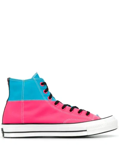 Converse Chuck 70 Neon Hi Top Sneakers In Pink