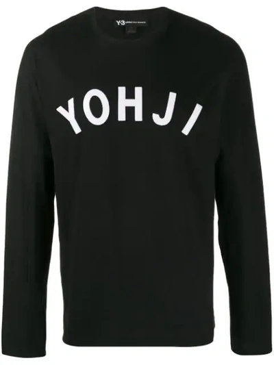 Y-3 Chest Logo T-shirt In Black