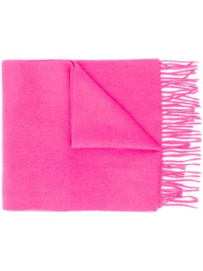 Mulberry Small Solid Scarf In Pink