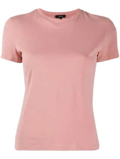 Theory Soft Knit T-shirt - Pink