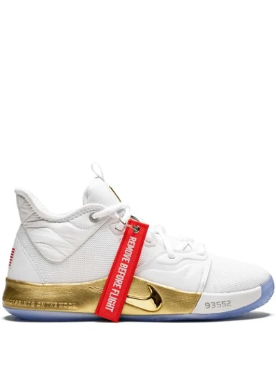 Nike Pg 3 Nasa Sneakers In White | ModeSens