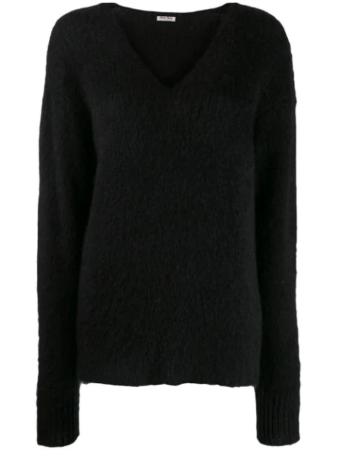 mens black mohair jumper
