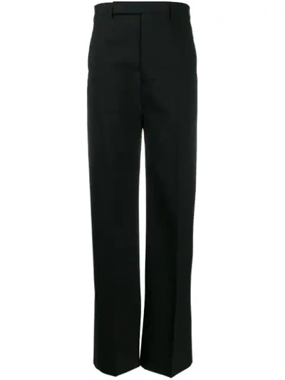 Rick Owens Wide-leg Tailored Trousers In Black