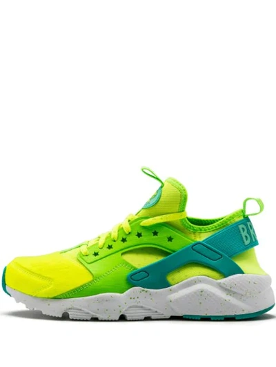 Nike Air Huarache Run Ultra Sneakers In Green