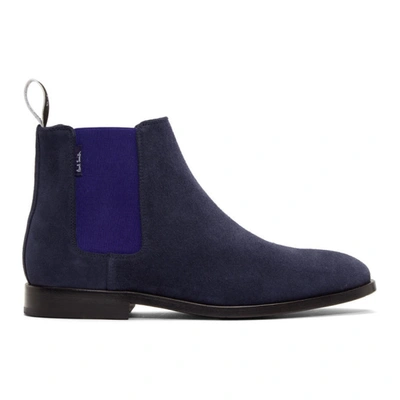 Ps By Paul Smith Shoes Gerald Dark Navy In Blue