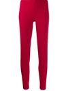 P.a.r.o.s.h Stretch Fit Trousers In Red