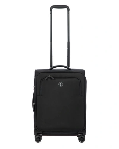 Bric's Zeus 21" Carry-on Expandable Spinner Luggage In Black
