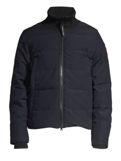 Canada Goose 'woolford' Down Puffer Jacket In Navy