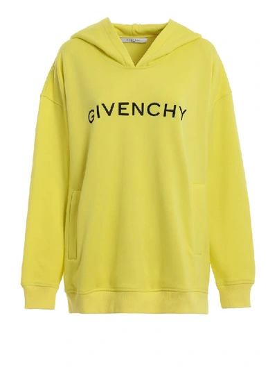 Givenchy Hoodie In Bright Yellow