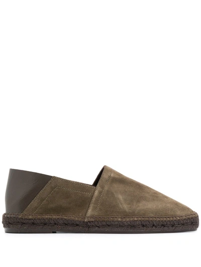 Tom Ford Classic Espadrilles In Green