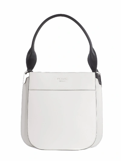 Prada White Leather Handbag