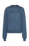 Khaite Viola Cashmere Sweater In Blue