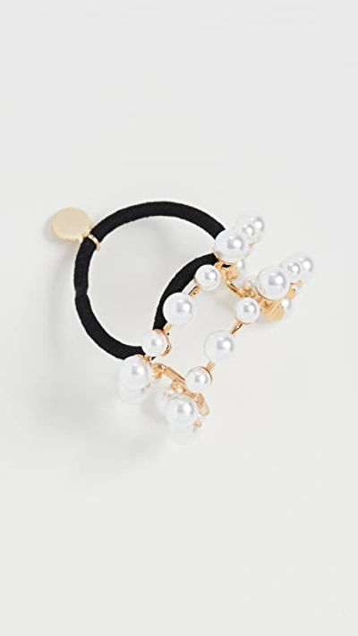 Lelet Ny Gold-plated Faux Pearl Hair Tie