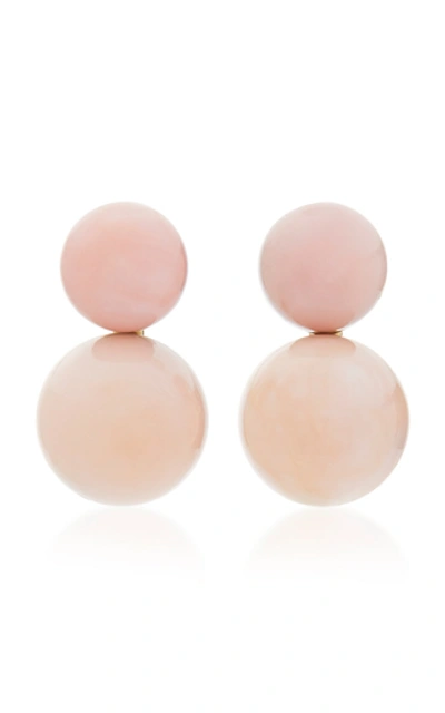 Sorab & Roshi 18k Gold And Opal Earrings In Pink