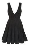 Alexis Marilou Fit-and-flare Crepe Dress In Black