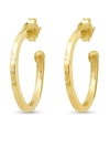 Jennifer Meyer 18k Small Hammered Bangle Hoop Earrings In Gold