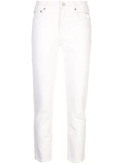 Trave Denim Slim Fit Jeans In White
