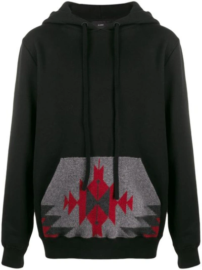 Alanui Aztec Pocket Hoodie In Black