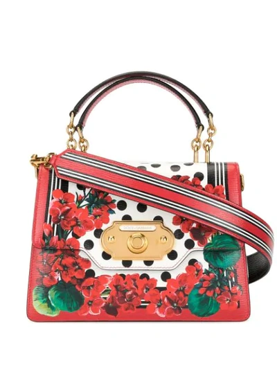 Dolce & Gabbana Welcome Shoulder Bag In Red