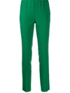 P.a.r.o.s.h Slim Fit Trousers In Green