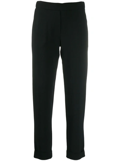 P.a.r.o.s.h Parosh Slim-fit Trousers In Black