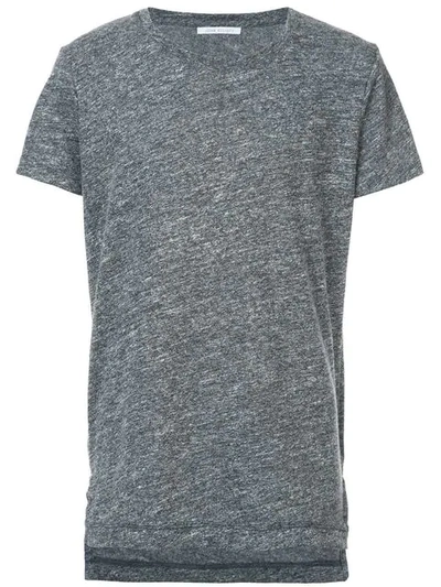 John Elliott Melange Slim-fit T-shirt In Grey