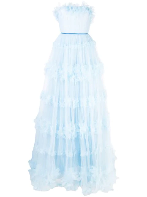 marchesa blue gown