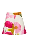 La Doublej Printed Shorts In Pink