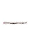 Rabanne Crystal Chain-link Belt In Purple