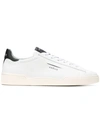 Ghoud Contrast Heel Counter Lace-up Sneakers In White