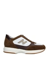 Hogan Sneakers In Brown