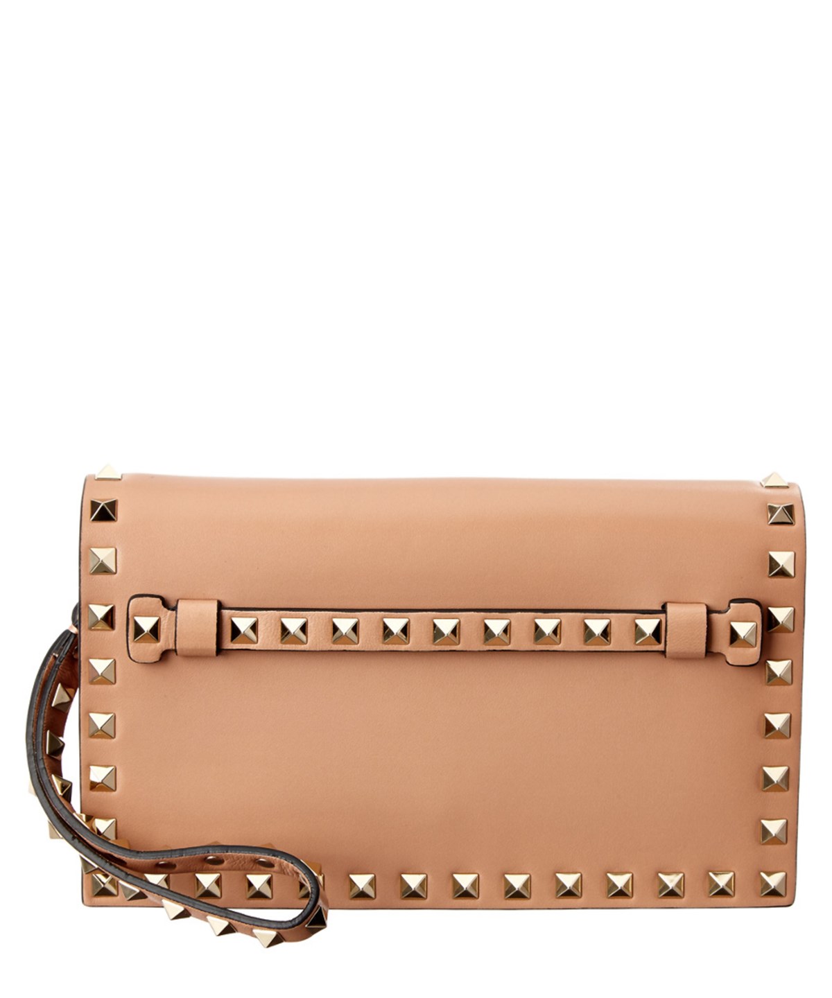 valentino rockstud flap clutch