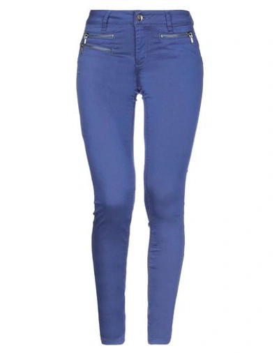 Liu •jo Casual Pants In Bright Blue