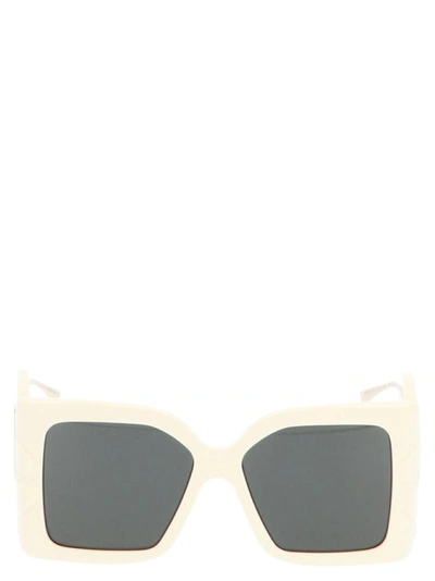Gucci Eyewear Square Sunglasses In White