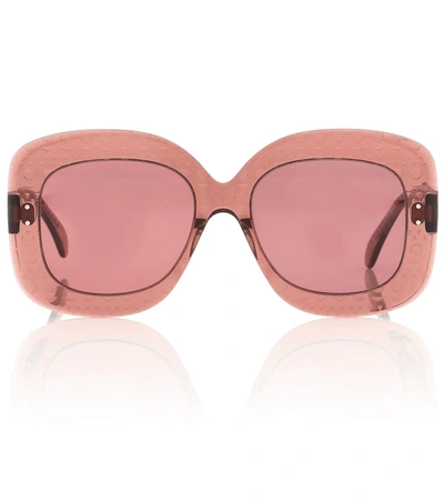 Alaïa Square Sunglasses In Pink