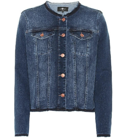 7 For All Mankind Denim Jacket In Blue
