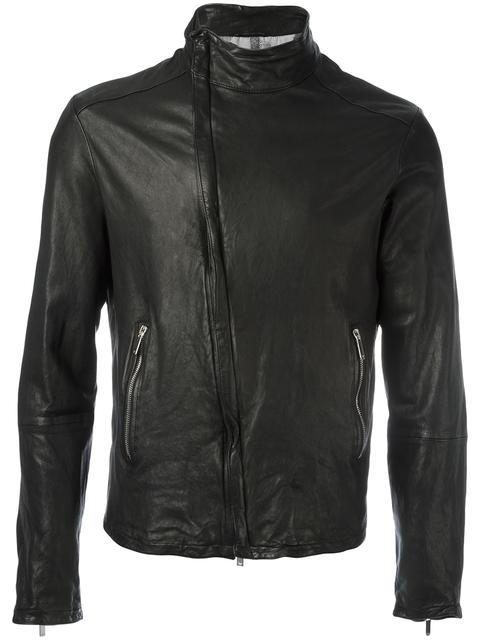 Emporio Armani - Zip Up Biker Jacket | ModeSens