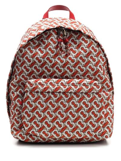 Burberry Monogram Zip Around Backpack In Multi