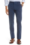 Bonobos Stretch Weekday Warrior Slim Fit Dress Pants In Blue Herringbone